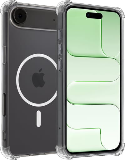 Hoesje Geschikt voor Apple iPhone Air - Magsafe Compatible - Sterk & Shockproof - Back Cover - Shock Proof Case - Telefoon Hoes Shockproof - Transparant