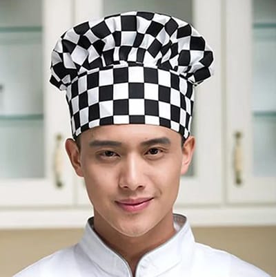 Actie4you® - Luxe Koksmuts voor Volwassenen – Koksmuts – Keuken Muts - Geblokt
