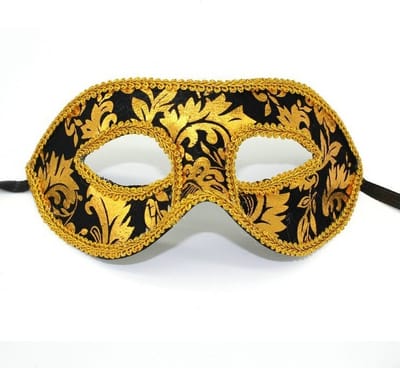 WiseGoods Luxe Venetiaans Masker Dames - Gala Masque - Mask - Sexy Maskers - Maskertjes - Feest - Carnaval - Verkleedkleding Zwart