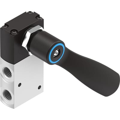 Festo 3/2 NO/NC Monostabiele Handbedieningsklep G1/4 870l/min -0.95 - 10bar/-14 - 145psi - 4165854