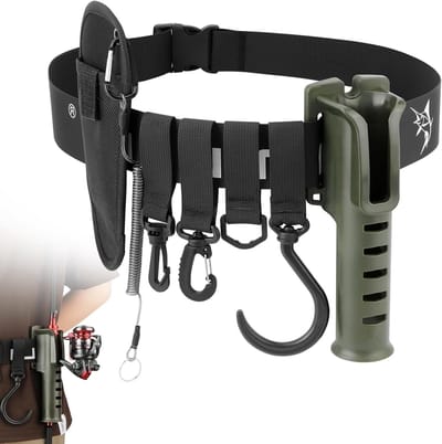 Verstelbare Heup Hengelhouder met Strap voor Vliegvissen - Ideaal voor Visaccessoires en Comfortabel Vissen