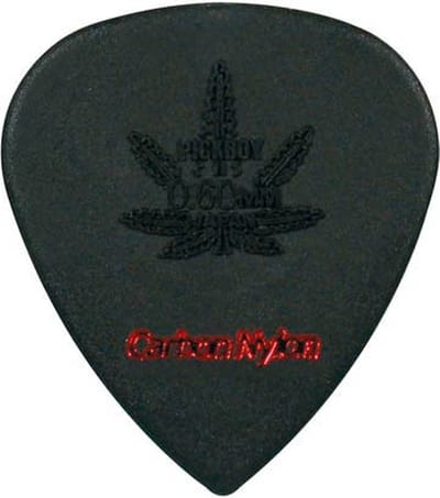 Pickboy GP33R-060 Plectra Voor Elektrische Gitaar 0.60 Mm Koolstofgrafiet 50-Stuks
