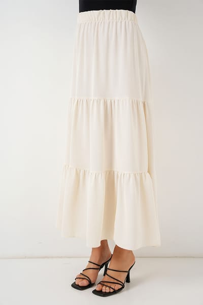 Gestructureerde Maxi Rok