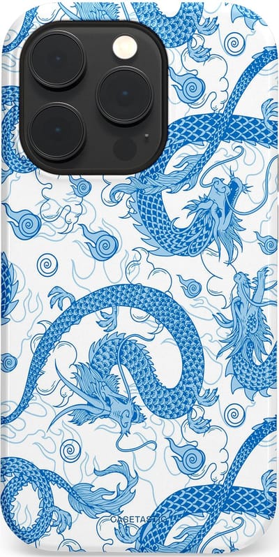 Casetastic Hoesje Geschikt voor Apple iPhone 14 Pro Magsafe - Stijlvolle Beschermende Duo-layer Case - Drakengloed