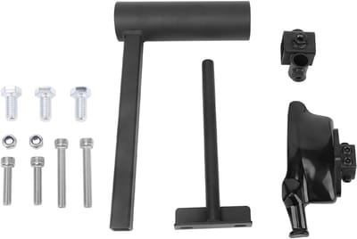 Handmatige bandenwisselset - Bandenwisselaar set - Banden wisselen - Robuuste stalen constructie - 4-delige set - Zwart
