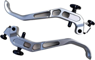 Fietsremhendel Onderdelen - Remhendel Modificatie - Verbeterde Controle - Gefreesd Aluminium - 500 g - Grijs