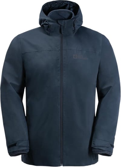 Jack Wolfskin Taubenberg3in1 Jacket Men - Outdoorjas - Heren - Night Blue - Maat XXL
