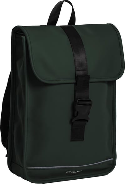 Daniel Ray Oranje Laptop Rugzak Waterproof - 12 inch - Dark Green