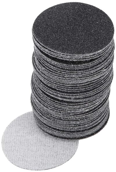 Allecto - Schuurpapierschijf - 2 inch - Efficiënt schuren - 80 korrel - 50 stuks - Geschikt voor hout en metaal - Perfect voor booropzetstukken