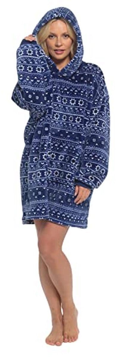 Ultrasofte Fleece Hoodie Deken voor Volwassenen en Kinderen - Comfortabele Poncho voor Koudere Dagen