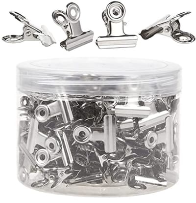 Allecto - Paper Clips - Multifunctionele Klemmen - Stijlvol en Praktisch - Zilver - Lock Clips - Voor Thuis en Kantoor - 150 Stuks