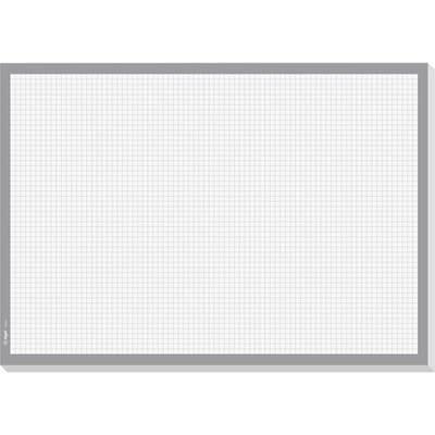 Sigel HO265 Bureau onderlegger Geruit Wit, Grijs (b x h) 42 cm x 29.70 cm 30 vellen 1 stuk(s) HO265