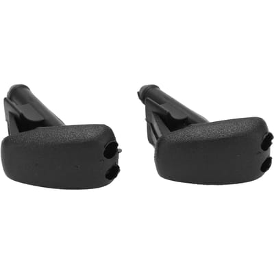 2 stuks Ruitensproeier Spuitmond 61601384859 Zwart ABS Vervanging voor 318i 1992?1999 gray
