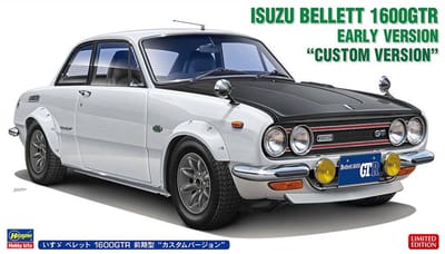 Hasegawa Modelbouwpakket Auto - 20802 Isuzu Bellett 1600GTR - Early Version Custom Version - Japanse Sportauto Plastic - 1:24 - Modelbouw