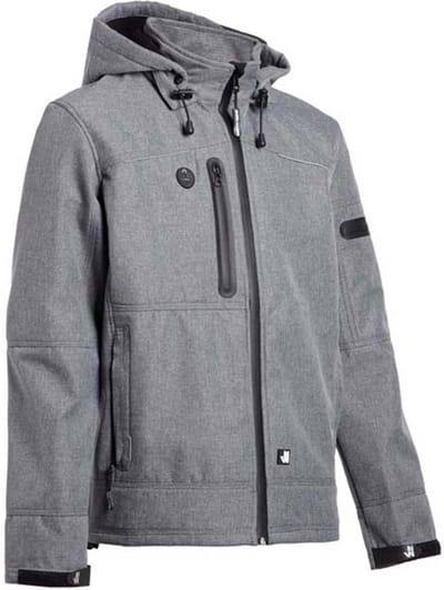 Nine Worths 1133 Flores Softshell-Lichtgrijs-XL