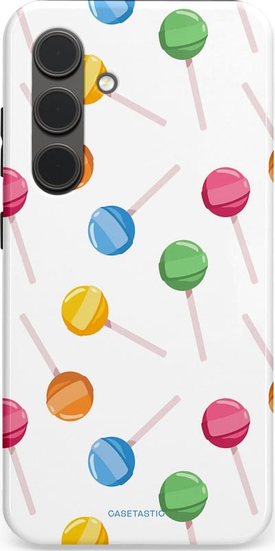 Casetastic Hoesje Geschikt voor Samsung S24 - Stijlvolle Beschermende Duo-layer Case - Lollybom