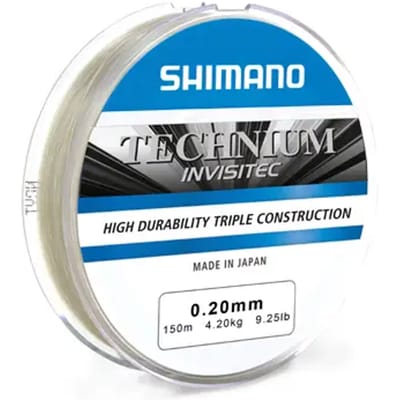 Shimano Fishing Technium Invisitec Monofilament 300 M Grijs 0.405 mm