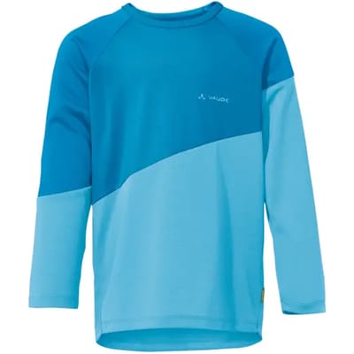 Vaude Bike Moab Long Sleeve T-shirt Met Lange Mouwen Blauw 146-152 cm Jongen