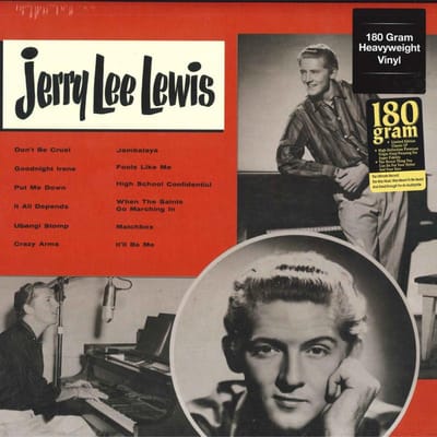 LP Plaat JERRY LEE LEWIS - Jerry Lee Lewis DOS612H DOL 2015 Europa Rock red