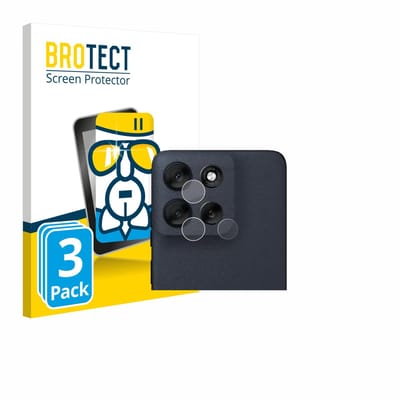 Screenprotector 3 Stuks voor Motorola Moto G56 (ALLEEN Camera Lens) Beschermglas transparant