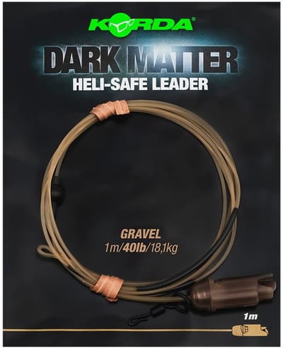 Korda dark matter leader heli safe gravel 40lb 1m