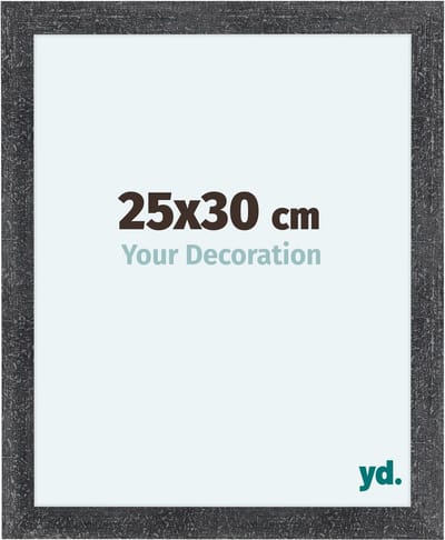 Your Decoration - Fotolijst 25x30 cm - MDF - Grijs Geveegd - Como