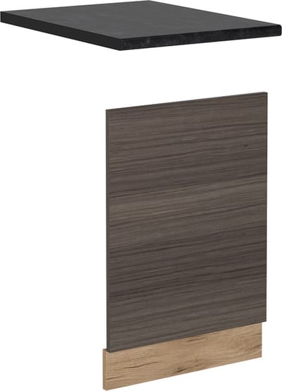 Vicco R-Line Voorpaneel vaatwasser – 45 cm, WB Antraciet Edel grijs