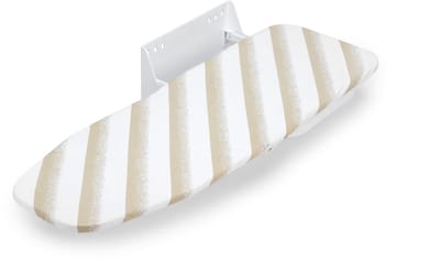 Emuca Strijkplank opvouwbaar aan de wand Iron Wall, 180º draaibaar, Staal, Wit