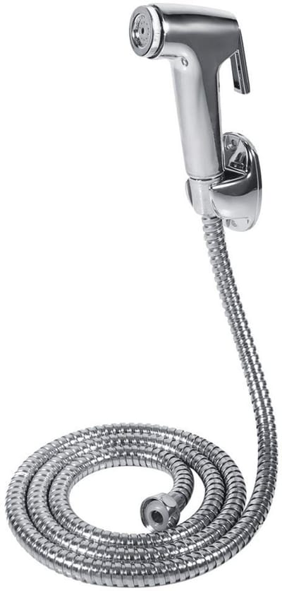 JHUBERS- Bidet Handdouche Kit - Roestvrij Staal Spraykop - Handdouchehouder - Slang - Ergonomische Handgreep - Duurzaam ABS Kunststof