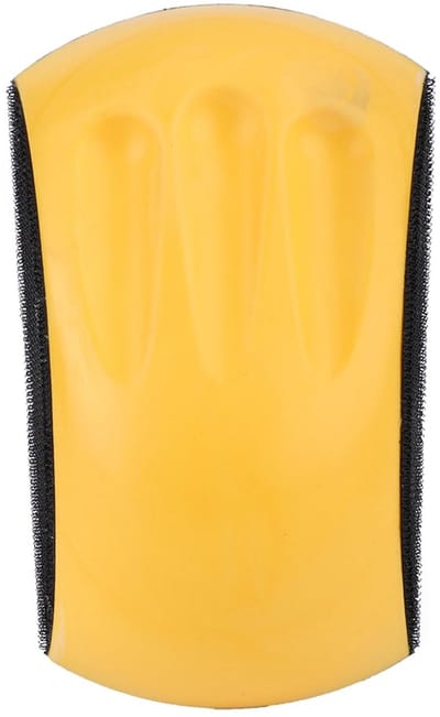 Dailygoods- Schuurblok Ergonomisch Design - Schuurblok Pad - Polijstschijf - 150 mm - PU-schuim - Duurzaam en Comfortabel - Schuurpad