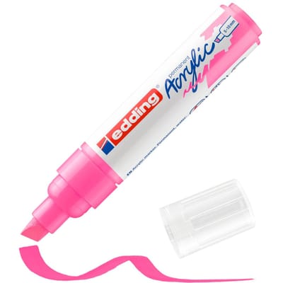 edding 5000 Acrylic "Acrylmarker - Wide" - Neon-Rozig