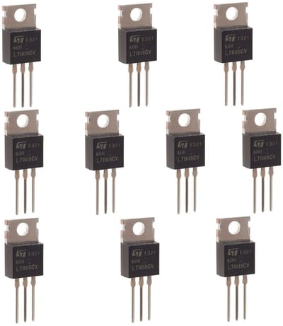 Spanningsregelaar TO-220 5V 1,5A - 10 Stuks