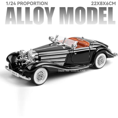 1:24 Rolls Royce Phantom 500K Speelgoedmodel Vintage Auto Metaal Diecast Deur Geopend Terugtrekken Schokabsorptie Decoraties Voor Vrienden