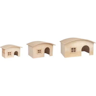 Flamingo Soby - Knaagdierhuis Knaagdier - Huisje Soby Hout M 33,5x21,5x19cm - 1st - 130488 - 1st