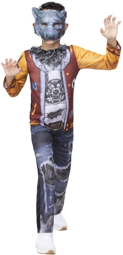 Smiffys - Preppy Werewolf Kinder Kostuum - Kids tm 12 jaar - Multicolours