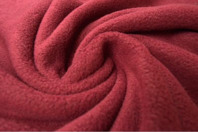Fleece stof - Bordeaux rood - 1 meter - Per meter - Anti pilling fleece