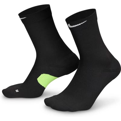 Nike Fast Midweight Crew Hardloopsokken-Zwart,Grijs