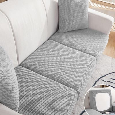 Stretch Sofahoes Effen Kleur Zitkussen Sofa Sofahoes All-Inclusive Vier Seizoenen Universele Hoes Stoffen Sofa Kussenhoes 30-50cm*65-85cm*10-25cm