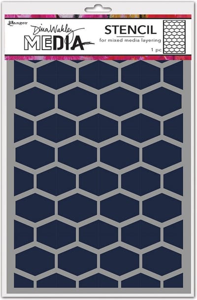 Dina Wakley Media Mask stencil - Lattice