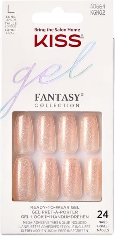Kiss Gel Fantasy Nails - Kunstnagels - 28 stuks - Nepnagels - Rock Candy