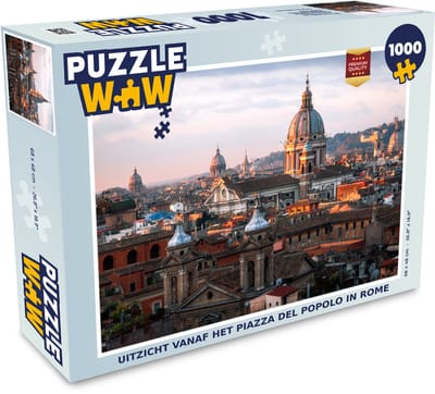 Puzzel Rome - Italië - Gebouwen - Legpuzzel - Puzzel 1000 stukjes volwassenen