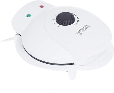 Wafelijzer - Apparaat - Lekkere Wafels Maken - Keramische Platen - 5 Wafels - Zwart