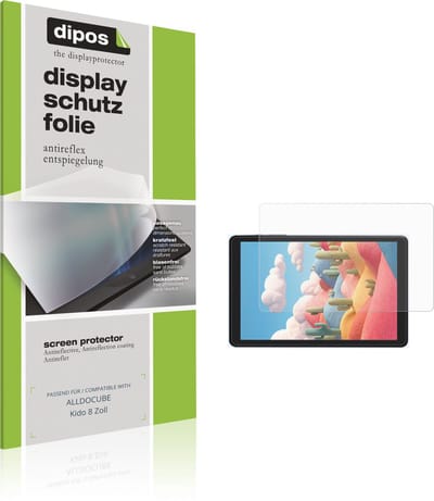 dipos – 2x Matte Beschermfolie geschikt voor ALLDOCUBE Kido 8 Zoll | Krasbestendige & antireflecterende Screenprotector Ultra-Thin