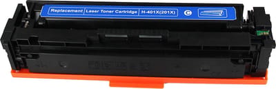 Laser Toner Cartridge (201X) Geschikt voor CF401X Cyan | Geschikt voor HP Color Laserjet Pro M252, M252DN, M252N, (MFP) M277, M277DW, M277N en M274N printer