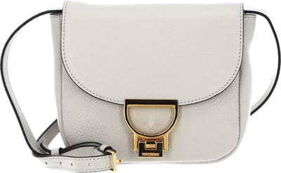 COCCINELLE Leren Schoudertas Arlettis Handbag Gelso Lichtgrijs