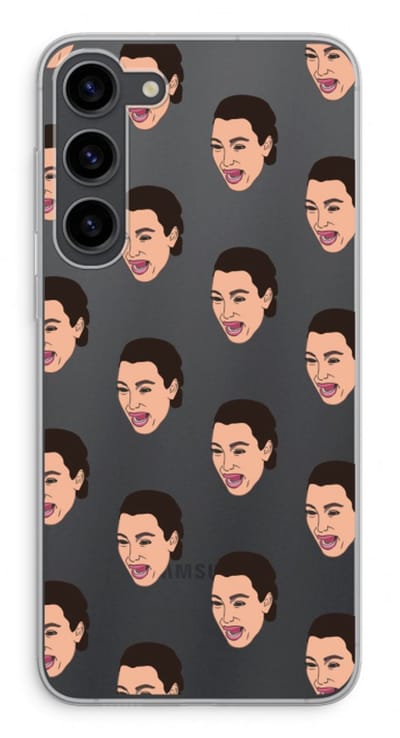 Case Company® - Hoesje geschikt voor Samsung Galaxy S23 Plus hoesje - Ugly Cry Call - Soft Cover Telefoonhoesje - Bescherming aan alle Kanten en Schermrand