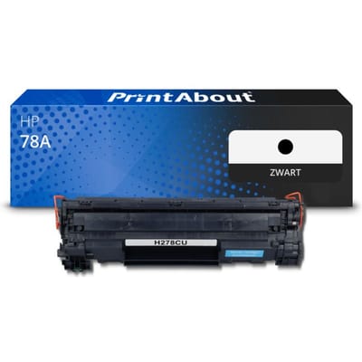 PrintAbout huismerk Toner 78A (CE278A) Zwart Geschikt voor HP
