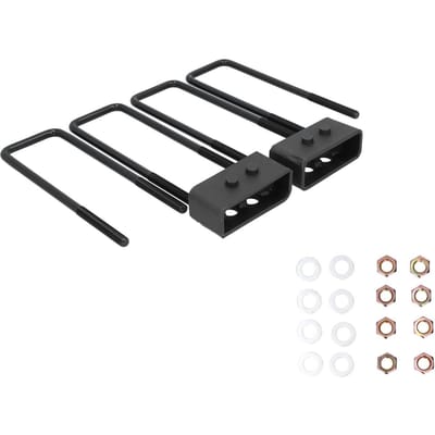 2in Achter Lift Nivelleringskit Koolstofstaal Spacer Geschikt voor Ford F150 2WD 4WD 2004 2018 black