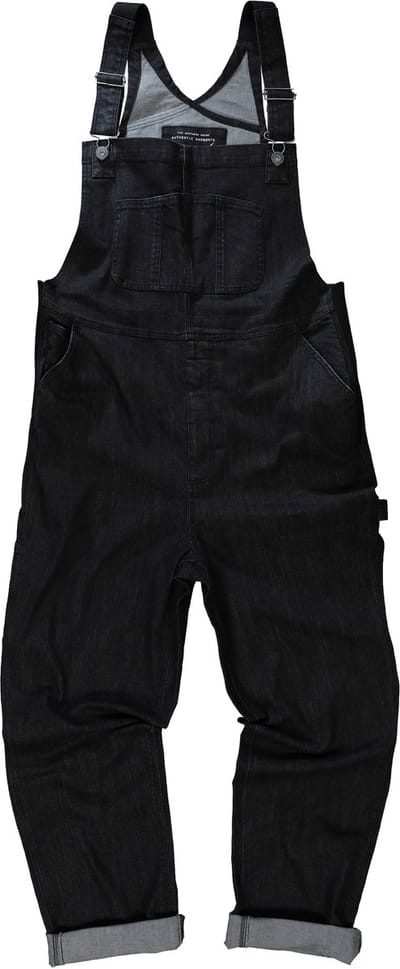 JP 1880 - Heren - Tuinbroek workwear jeans veel zakken elastische inzetstukken - Zwart - Maat 4XL