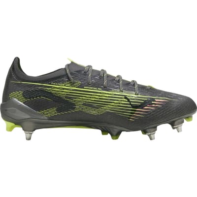 Puma Ultra 5 Ultimate voetbalschoenen voor kinderen (zachte ondergrond) (Gematteerd Zilver)